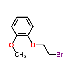 2-(2-甲氧基苯氧基)溴乙烷结构式