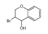 3-broMochroMan-4-olC9H9BrO2 Structure