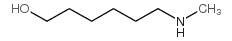 6-(Methylamino)hexan-1-ol结构式