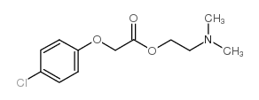 2-(Dimethylamino)ethyl (4-chlorphenoxy)acetate Structure