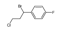 1-(1-bromo-3-chloropropyl)-4-fluorobenzene Structure