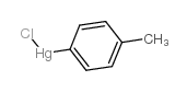 p-Tolylmercuric Chloride结构式