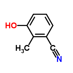 3-Hydroxy-2-methylbenzonitrile Structure