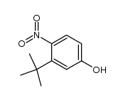 3-tert-Butyl-4-nitrophenol结构式