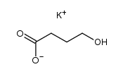 potassium salt of gamma-hydroxy butyric acid结构式
