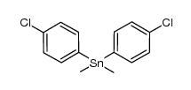 (4-ClC6H4)2SnMe2结构式