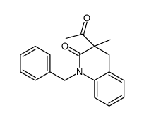 3-acetyl-1-benzyl-3-methyl-4H-quinolin-2-one结构式