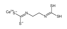 Calcium ethylenebis(dithiocarbamate) Structure