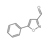 5-苯基异噁唑-3-甲醛结构式