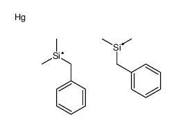 benzyl(dimethyl)silicon,mercury Structure
