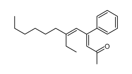 6-ethyl-4-phenyldodeca-3,5-dien-2-one结构式