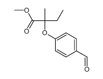 methyl 2-(4-formylphenoxy)-2-methylbutanoate Structure