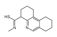 N-methyl-1,2,3,4,7,8,9,10-octahydrophenanthridine-4-carbothioamide结构式
