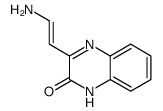 2(1H)-Quinoxalinone,3-(2-aminoethenyl)-(9CI)结构式