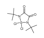 1,1-Dichlor-1,2,5-thiadiazolidin-3,4-dion结构式