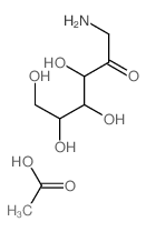1-amino-1-deoxyhex-2-ulose acetate结构式