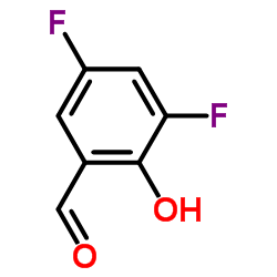 3,5-Difluoro-2-hydroxybenzaldehyde Structure