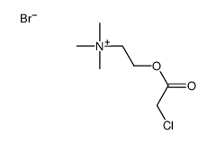 2-(2-chloroacetyl)oxyethyl-trimethylazanium,bromide Structure