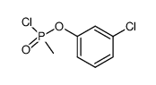 O-(3-chlorophenyl) methylchloridophosphonate Structure