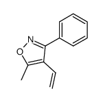 5-methyl-3-phenyl-4-vinyl-isoxazole Structure