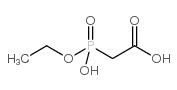 Monoethylphosphonoacetic acid Structure