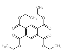 1,2,4,5-Benzenetetracarboxylicacid, 1,2,4,5-tetraethyl ester Structure