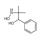 2-(hydroxyamino)-2-methyl-1-phenylpropan-1-ol结构式
