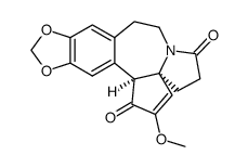 (4S,5S)-1,2-didehydro-2-methoxy-cephalotaxane-3,8-dione Structure