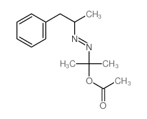 2-Propanol,2-[(1-methyl-2-phenylethyl)azo]-, acetate (ester)(9CI) Structure