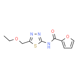 2-Furancarboxamide,N-[5-(ethoxymethyl)-1,3,4-thiadiazol-2-yl]-(9CI) Structure