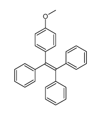 1-methoxy-4-(1,2,2-triphenylethenyl)benzene structure
