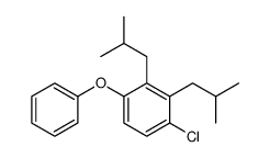 1-chloro-2,3-bis(2-methylpropyl)-4-phenoxybenzene Structure