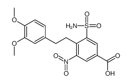 4-[2-(3,4-dimethoxyphenyl)ethyl]-3-nitro-5-sulfamoylbenzoic acid Structure
