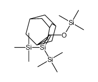 1,1-Bis(trimethylsilyl)-2-(trimethylsiloxy)-2-(1-adamantyl)-1-silaethe ne结构式