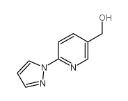 (6-(1H-Pyrazol-1-yl)pyridin-3-yl)methanol structure