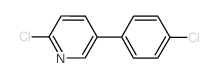 2-氯-5-(4-氯苯基)吡啶结构式