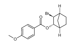 bromo-2 endo p-methoxybenzoyloxy-3 exo bicyclo[2.2.1]heptane结构式