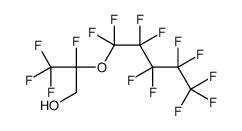 2,3,3,3-TETRAFLUORO-2-(PERFLUOROPENTOXY)PROPAN-1-OL结构式