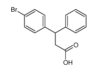 3-(4-bromophenyl)-3-phenyl-propanoic acid结构式