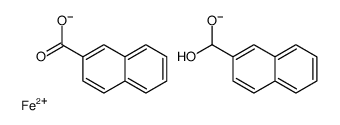 hydroxy(naphthalen-2-yl)methanolate,iron(2+),naphthalene-2-carboxylate结构式