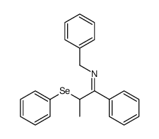 N-benzyl-1-phenyl-2-phenylselanylpropan-1-imine结构式
