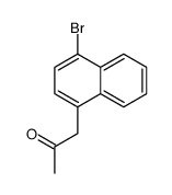 1-(4-bromonaphthalen-1-yl)propan-2-one结构式