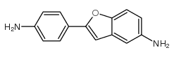 5-氨基-2-(4-氨苯基)苯并呋喃结构式
