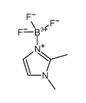(1,2-dimethyl-1H-imidazole-N3)trifluoroboron结构式