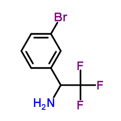 1-(3-溴苯基)-2,2,2-三氟乙烷-1-胺结构式