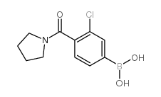 3-氯-4-(吡咯烷基-1-羰基)苯基硼酸图片