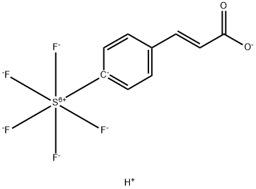 4-(五氟硫)肉桂酸结构式