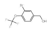 [3-溴-4-(三氟甲氧基)苯基]甲醇结构式