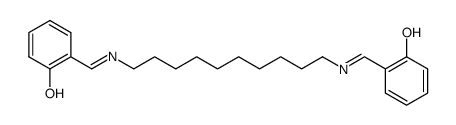 (1E,10E)-2,2’-[decane-1,10-diylbis(nitrilomethylidyne)]diphenol Structure