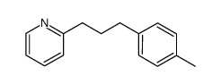 2-(3-(p-tolyl)propyl)pyridine Structure